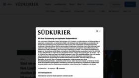 What Suedkurier.de website looked like in 2021 (3 years ago)