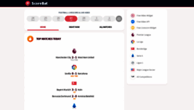 What Scorebat.com website looked like in 2021 (3 years ago)
