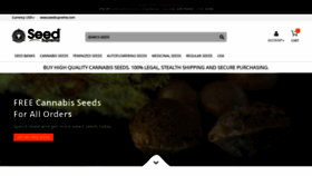 What Seedsupreme.com website looked like in 2021 (3 years ago)