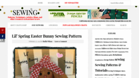 What Sewing.craftgossip.com website looked like in 2021 (3 years ago)