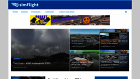 What Simflight.com website looked like in 2021 (3 years ago)