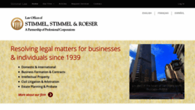 What Stimmel-law.com website looked like in 2021 (3 years ago)