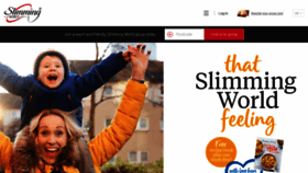 What Slimmingworld.co.uk website looked like in 2021 (3 years ago)