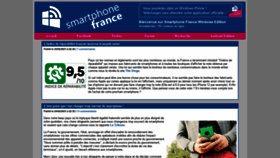 What Smartphonefrance.info website looked like in 2021 (3 years ago)