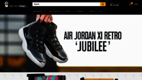 What Sneakerhead.com website looked like in 2021 (3 years ago)
