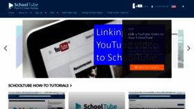 What Schooltube.com website looked like in 2021 (3 years ago)