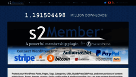 What S2member.com website looked like in 2021 (3 years ago)