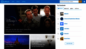 What Softonic.de website looked like in 2021 (4 years ago)