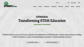 What Stemedhub.org website looked like in 2021 (3 years ago)