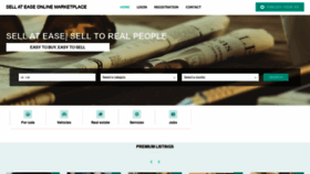 What Sellatease.com website looked like in 2021 (3 years ago)