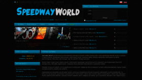What Speedway-world.pl website looked like in 2021 (3 years ago)