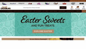 What Simplychocolate.com website looked like in 2021 (3 years ago)