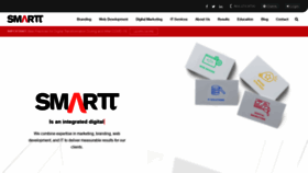What Smartt.com website looked like in 2021 (3 years ago)