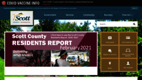 What Scottcountymn.gov website looked like in 2021 (3 years ago)