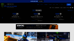What Supercrosslive.com website looked like in 2021 (3 years ago)