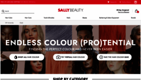 What Sallybeauty.ca website looked like in 2021 (4 years ago)
