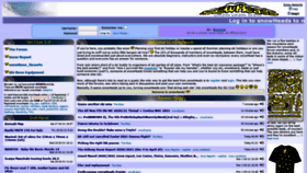 What Snowheads.com website looked like in 2021 (3 years ago)
