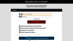 What Secure.square-enix.com website looked like in 2021 (3 years ago)