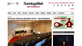 What Sonntagsblatt.de website looked like in 2021 (3 years ago)