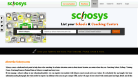 What Schosys.com website looked like in 2021 (3 years ago)