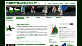 What Segeln-sachsen.de website looked like in 2021 (3 years ago)