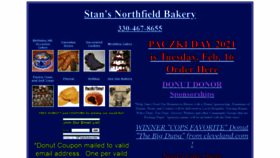 What Stansbakery.com website looked like in 2021 (3 years ago)