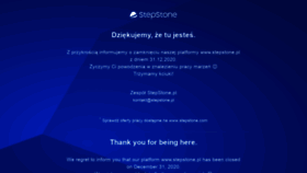 What Stepstone.pl website looked like in 2021 (3 years ago)