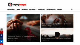 What Sayingimages.com website looked like in 2021 (3 years ago)