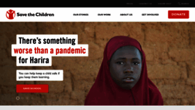 What Savethechildren.org.au website looked like in 2021 (3 years ago)