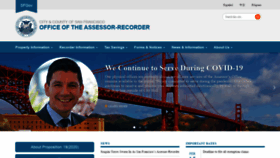 What Sfassessor.org website looked like in 2021 (3 years ago)