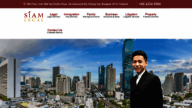 What Siam-legal.com website looked like in 2021 (3 years ago)