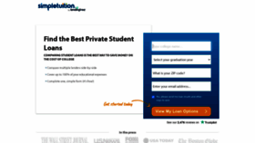 What Simpletuition.com website looked like in 2021 (3 years ago)