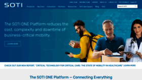 What Soti.net website looked like in 2021 (3 years ago)