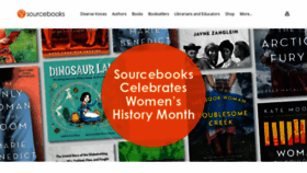 What Sourcebooks.com website looked like in 2021 (3 years ago)