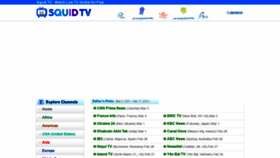 What Squidtv.net website looked like in 2021 (3 years ago)