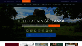 What Srilanka.travel website looked like in 2021 (3 years ago)