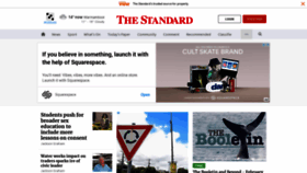 What Standard.net.au website looked like in 2021 (3 years ago)