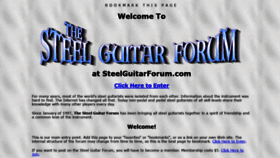 What Steelguitarforum.com website looked like in 2021 (3 years ago)