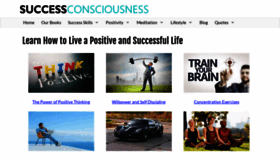 What Successconsciousness.com website looked like in 2021 (3 years ago)