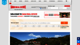 What Siamrealestate.com website looked like in 2021 (3 years ago)