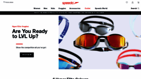 What Speedo.com.au website looked like in 2021 (3 years ago)