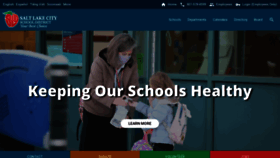 What Slcschools.org website looked like in 2021 (3 years ago)