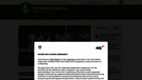 What Sportnieuws.nl website looked like in 2021 (3 years ago)