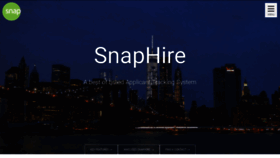 What Snaphire.com website looked like in 2021 (3 years ago)