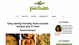 What Servedfromscratch.com website looked like in 2021 (3 years ago)