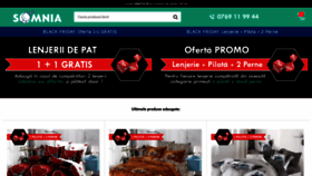 What Somnia.ro website looked like in 2021 (3 years ago)