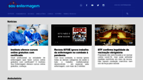 What Souenfermagem.com.br website looked like in 2021 (3 years ago)