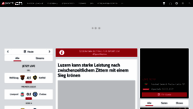 What Sport.ch website looked like in 2021 (3 years ago)