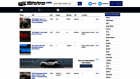 What Smclassiccars.com website looked like in 2021 (3 years ago)