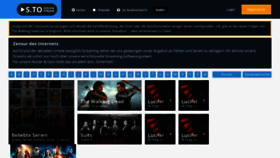 What Serienstream.cc website looked like in 2021 (3 years ago)